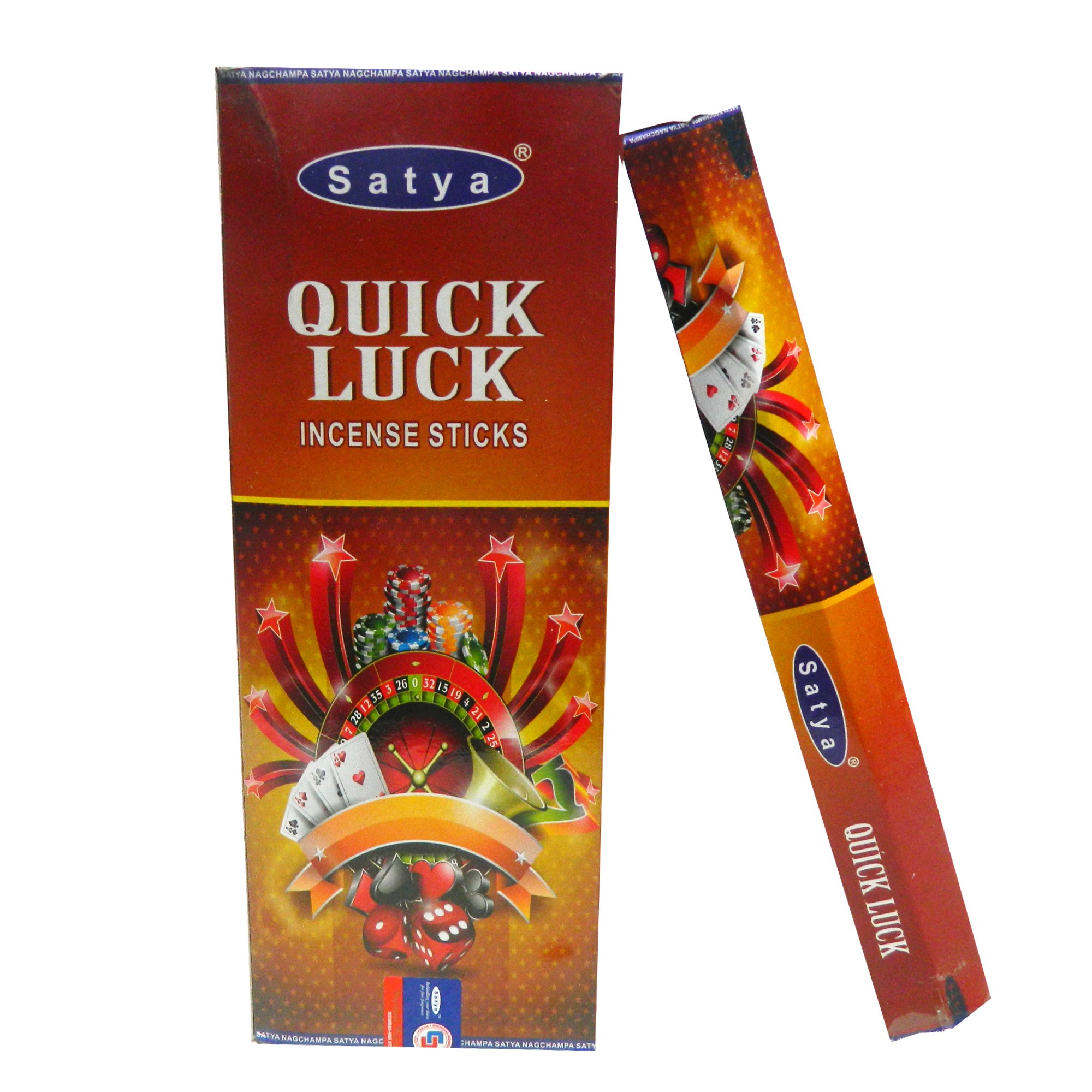 Bild von 120 Satya Quick Luck Räucherstäbchen 