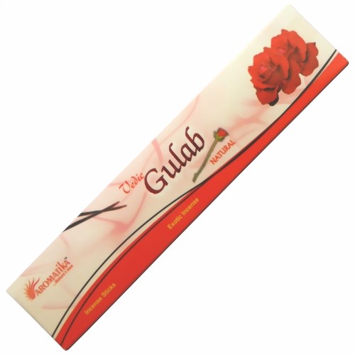 Bild von 15g Vedic Gulab Räucherstäbchen Rose