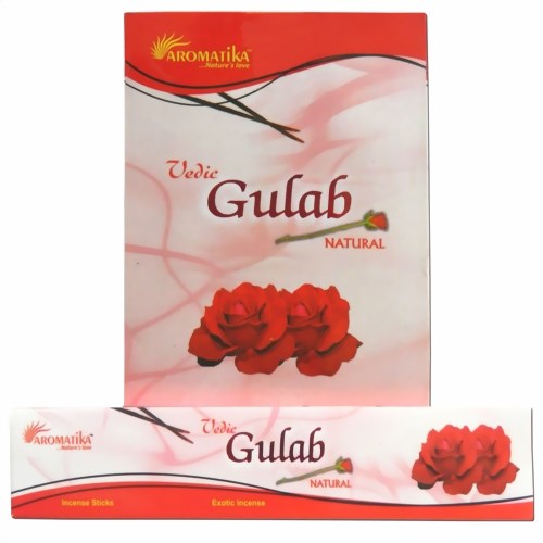 Bild von Vedic Gulab Räucherstäbchen 15g Rose